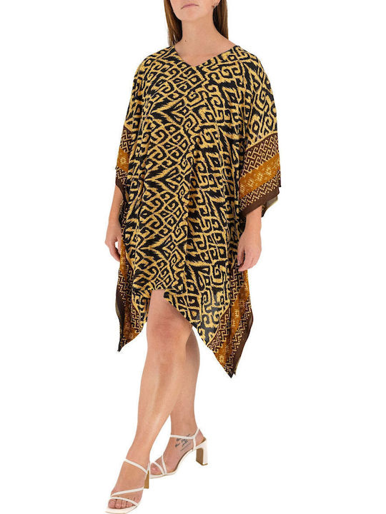 Feminin Caftan de Plajă Animal Print