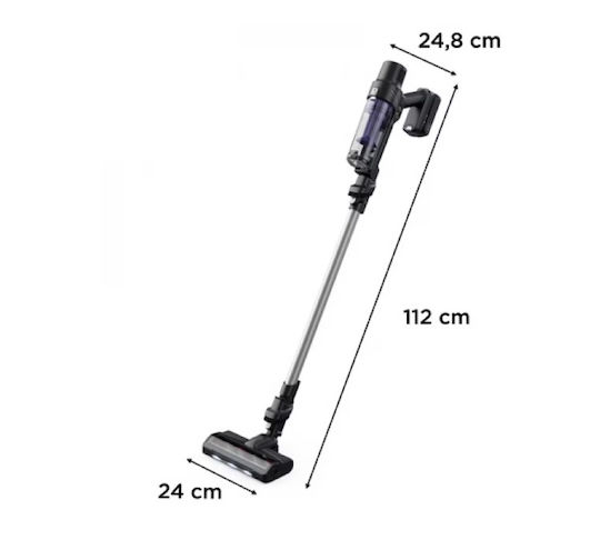 Rowenta X-PERT 7.60 Прахосмукачка 2 в 1 Stick & Ръчна Черна