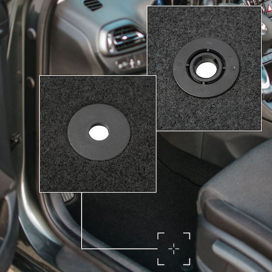 Basic Black Velvet Floor Mats Fiat E-500x 500x Electric Crossover 2019