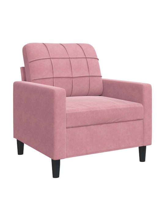 Living Room Furniture Set 2 seater & 2 seater & Armchair Pink