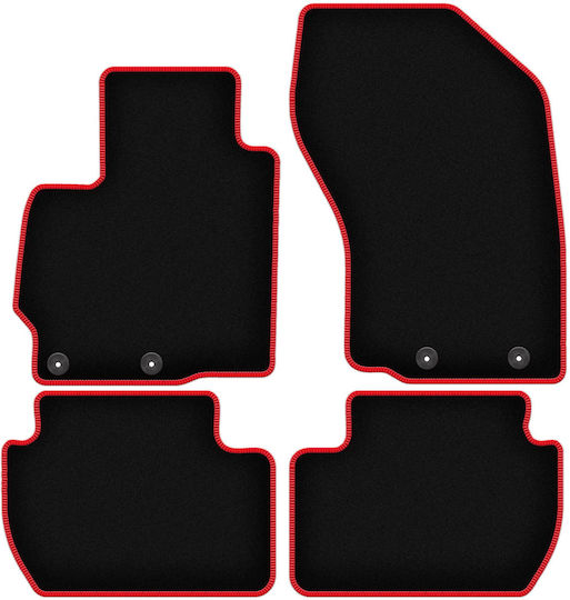 Carlux-rote Autoteppiche Citroen C-Crosser Crossover 2007-2012