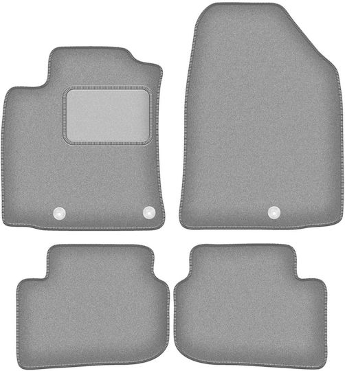 Gray Car Mats Hyundai Ioniq Electric Crossover 2016