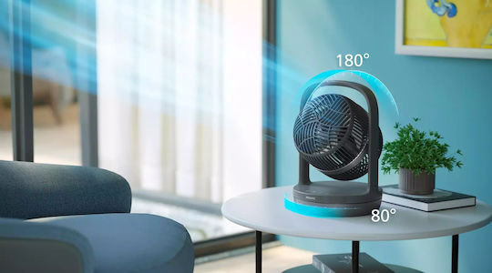 Philips Series 3000 Επιτραπέζιος Ανεμιστήρας 130W Μαύρος