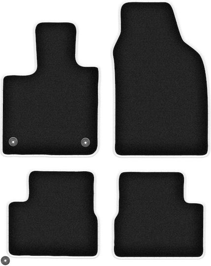 Carlux Silver Car Mats Fiat 500X Electric Crossover 2019