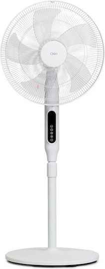 Osio Ventilator Sockel 24W mit Fernbedienung Weiß