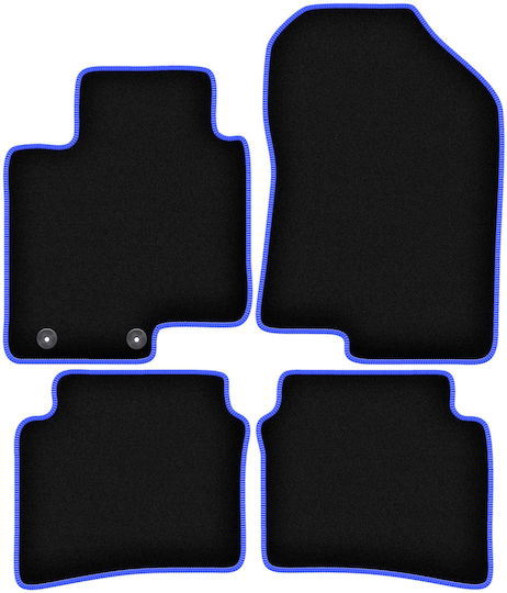 Carlux-blue Car Mats Hyundai Bayon Crossover 2021