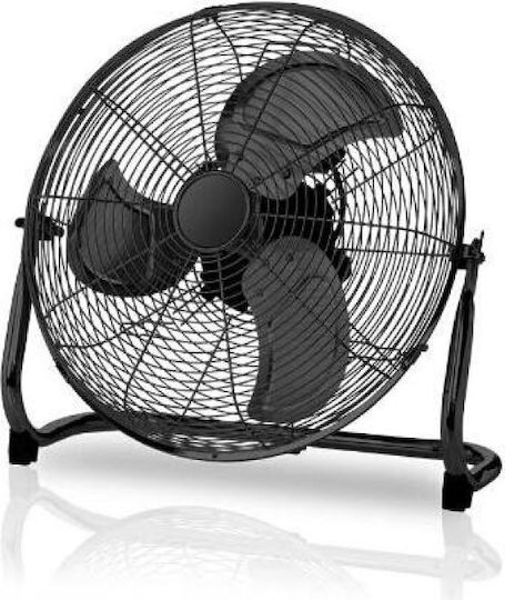 Lineme Bodenventilator 100W Lüfterdurchmesser 45cm Schwarz