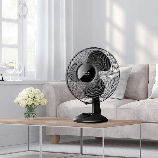 Taurus Greco 16 Elegance Настолен Вентилатор 40W С Диаметър 40см Черен
