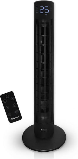 Rohnson Ventilator Turm 30W mit Fernbedienung Schwarzer