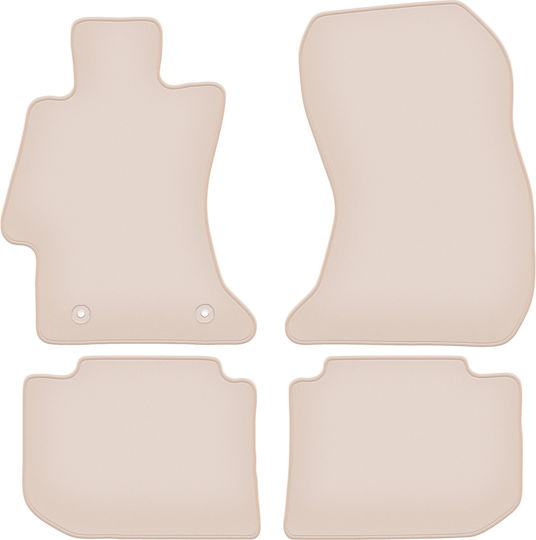 Premium Beige Floor Mats Subaru Xv Crossover 2011-2017