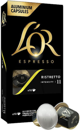 L'Or Κάψουλες Espresso Ristretto Συμβατές με Μηχανή L'Or 10caps