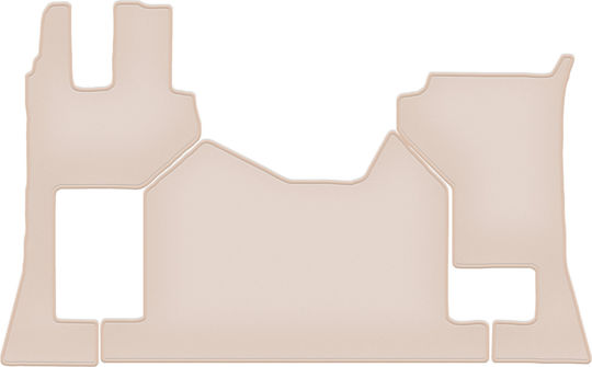 Premium Beige Car Mats Mercedes-Benz Actros Mp5 Truck 2019