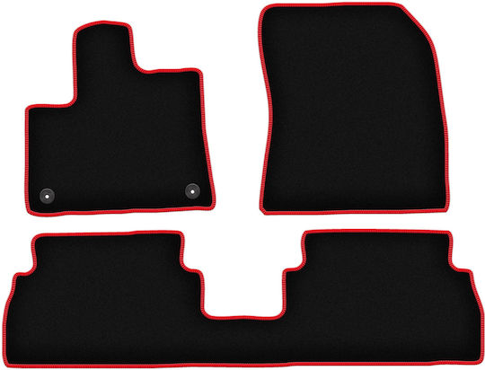 Carlux-red Car Mats Citroen Rifter Kombivan 2018