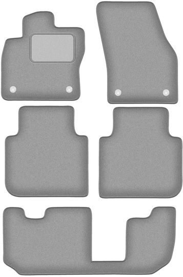 Gray Car Mats Seat Tarraco 7-seater 2018