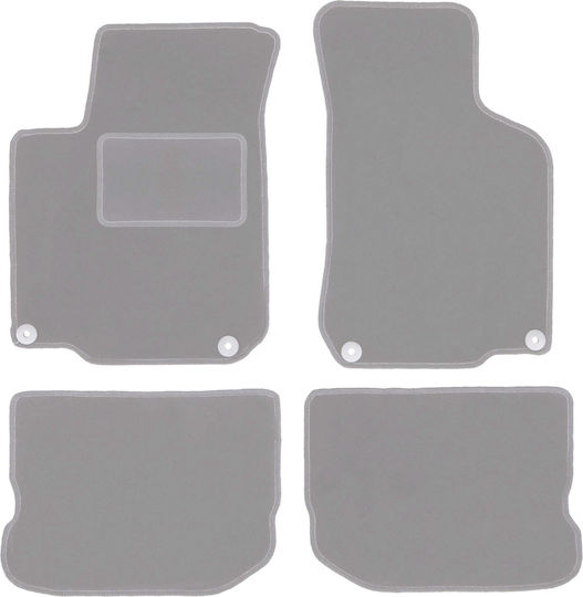 Gray Car Mats Volkswagen New Beetle Coupe Convertible 1997-2020