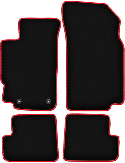 Carlux-red Car Mats Peugeot 406 Coupe 1995-2004