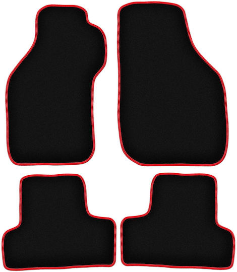 Carlux-red Car Mats Mitsubishi Eclipse Iii Coupe 1999-2006