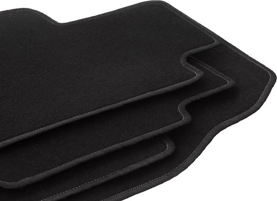 Basic Black Velvet Floor Mats Hyundai Genesis G80 Sedan 2013