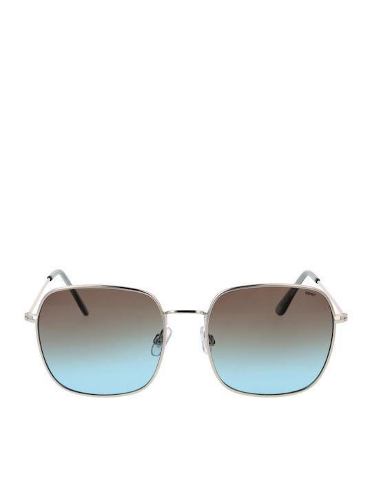 Esprit Women's Sunglasses with Silver Metal Frame and Silver Gradient Mirror Lens ET39183 547