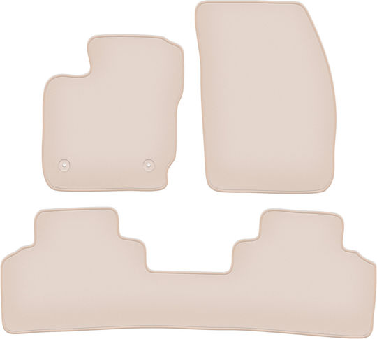Premium Beige Floor Mats Ford Tourneo Courier Van 2014