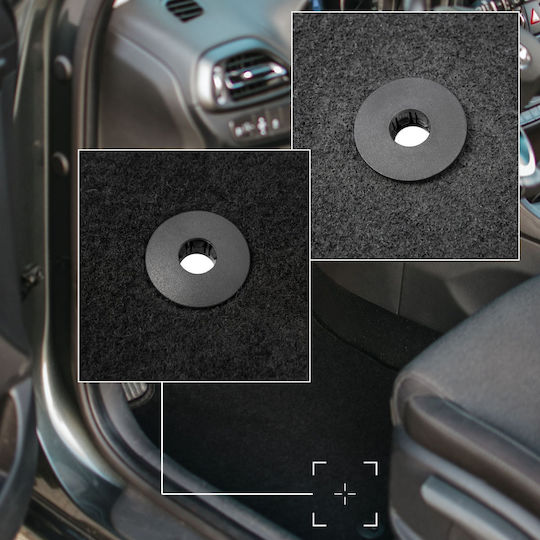 Covorașe de podea din catifea neagră simple Volvo S90 II Sedan 2016