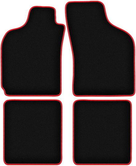 Carlux-red Car Mats Fiat Palio Weekend Station Wagon 1996-2004