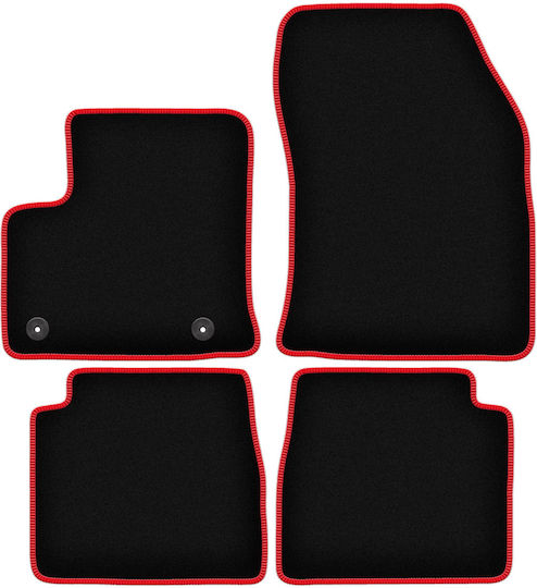 Carlux-rote Autoteppiche Citroen E-C4 Hatchback 2021