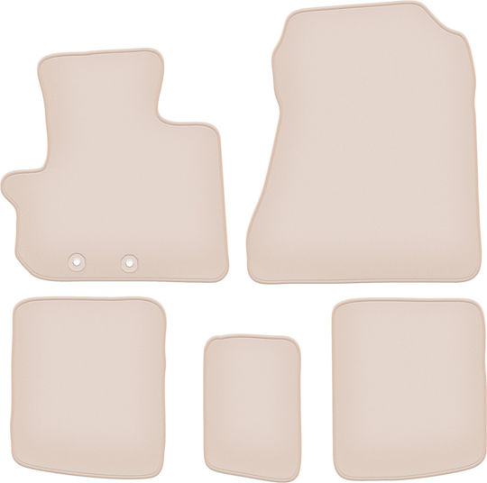 Premium Beige Floor Mats Toyota Iq Hatchback 2009