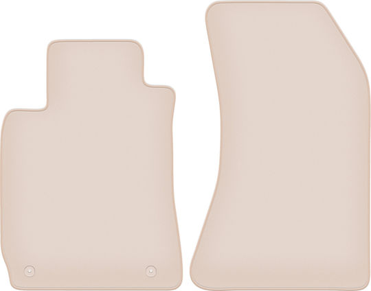 Premium Beige Car Mats for Alfa Romeo Spider Convertible 2005