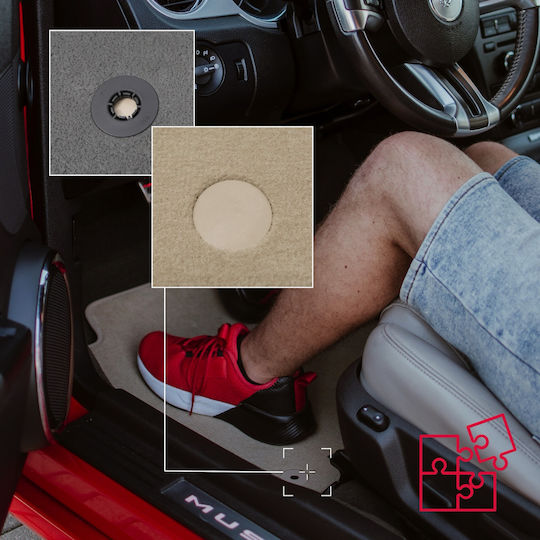 Premium Beige Floor Mats Dacia Lodgy Minivan 2012
