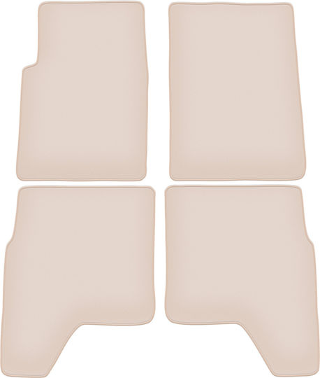 Premium Beige Fußmatten Hyundai Galloper Offroad 1991-2003