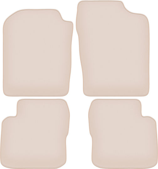 Premium Beige Fußmatten Daihatsu Cuore VII L276 Hatchback 2007