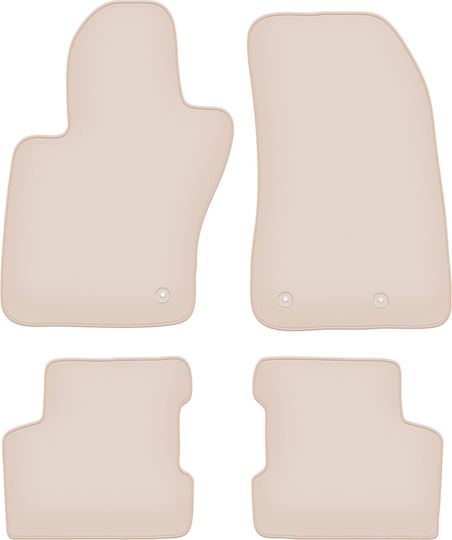 Premium Beige Floor Mats Jeep Renegade Suv 2014-2019