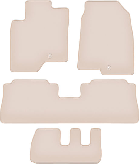 Premium Beige Floor Mats Chevrolet Captiva 7-seater 2006-2017