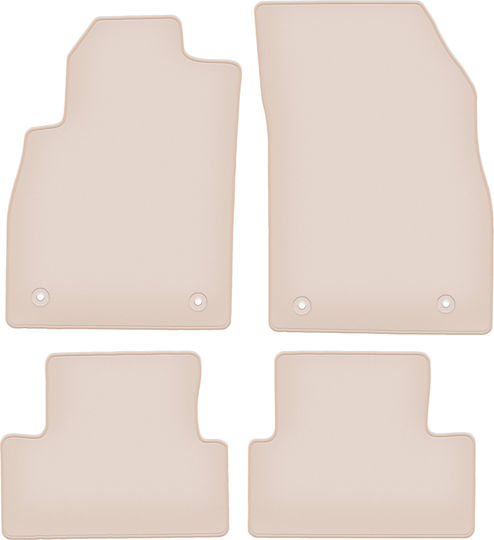 Premium Beige Car Mats for Chevrolet Cruze Hatchback Sedan and Wagon 2008-2016