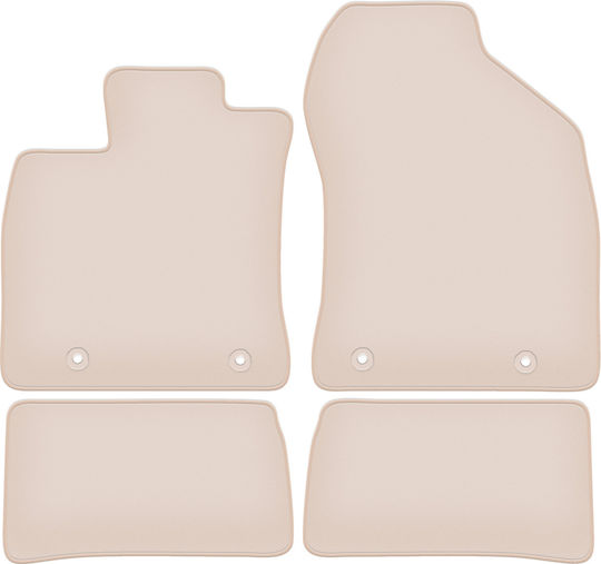 Premium Beige Fußmatten Lexus CT 200h Hatchback 2010-2020