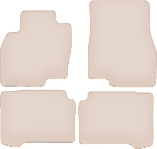 Premium Beige Floor Mats Mitsubishi Grandis Minivan 2004-2010