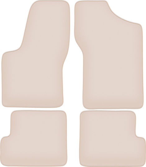 Premium Beige Floor Mats Fiat Seicento Hatchback 1998-2010