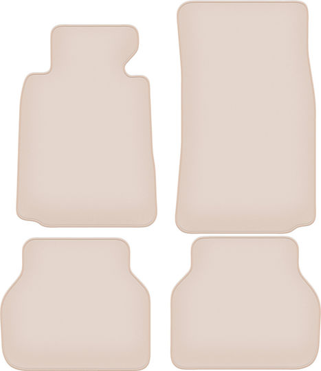 Premium Beige Car Mats Bmw Series 5 E39 Sedan Wagon Touring 1996-2004