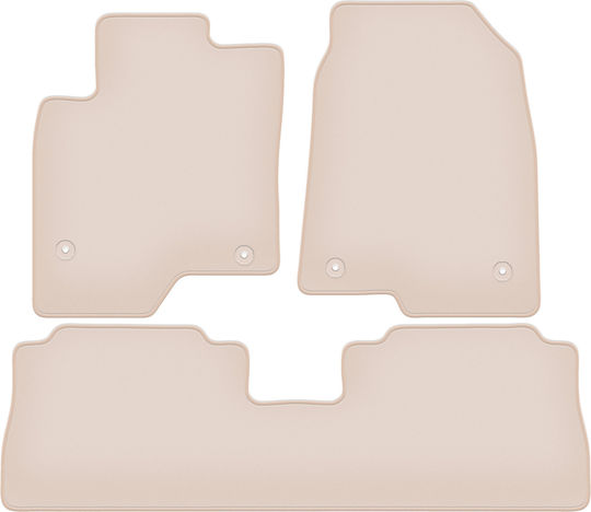 Premium Beige Floor Mats Opel Antara Suv 2006-2017