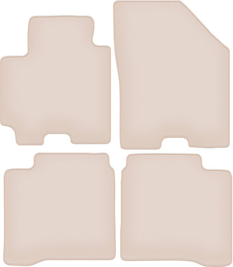 Premium Beige Fußmatten Suzuki Baleno II Hatchback 2015
