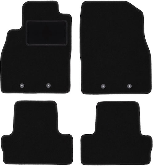 Velour Carpet Mats Set Opel Ampera I Hatchback 2012-2017
