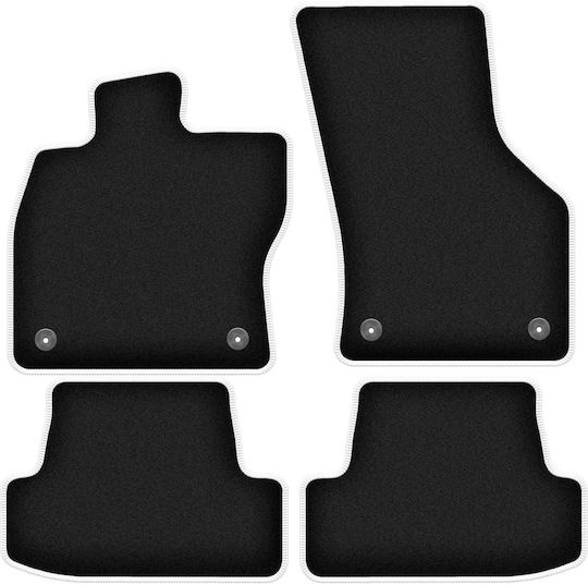 Carlux-silver Car Mats Audi A3 8v Hatchback 5-door Cabriolet 2012