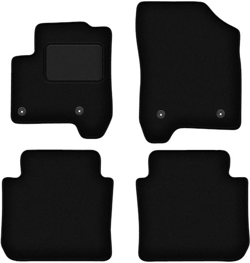 Velours Teppichmatten Set Citroen C3 Picasso Minivan 2008-2017