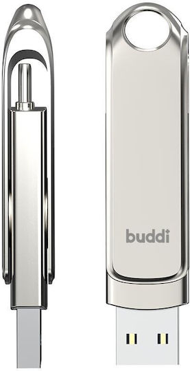 Buddi 512GB USB 3.1 Stick Γκρι