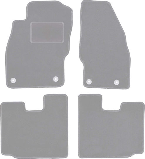 Gray Car Mats Opel Adam Hatchback 2012