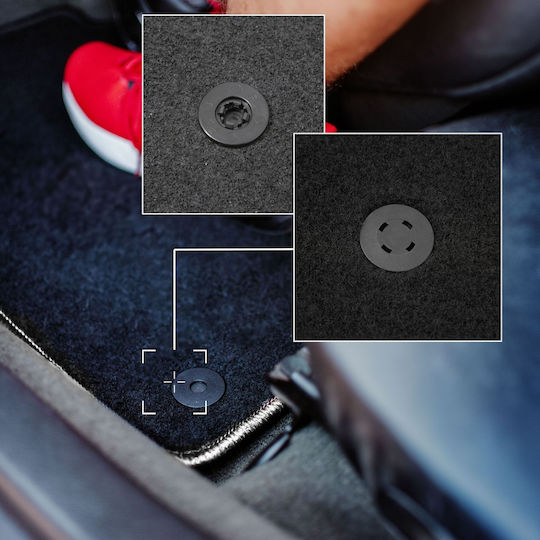 Carlux-silver Car Mats Lancia Delta Iii Hatchback 2008-2014