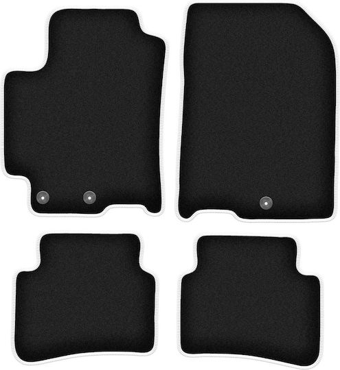 Carlux Silver Car Mats Kia Rio IV Hatchback 2017