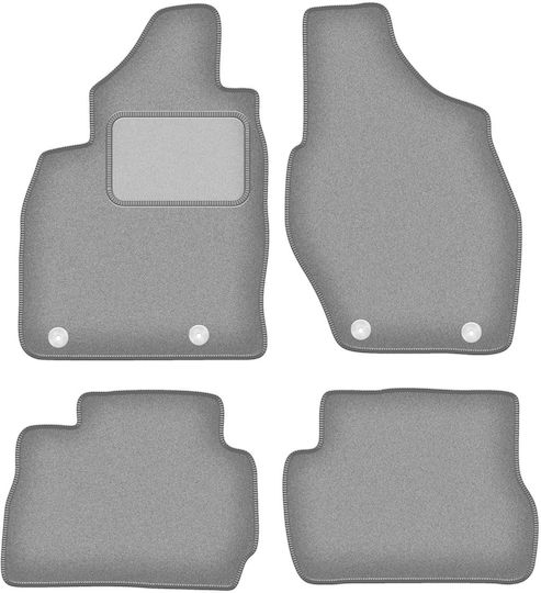 Gray Car Mats Mitsubishi Pajero Pinin Suv 1999-2006