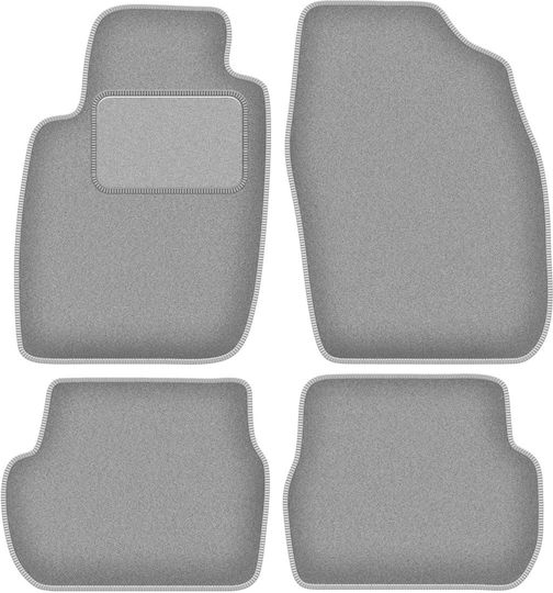 Gray Car Mats for Toyota Starlet P9 Hatchback 1996-1999